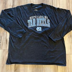 Men’s long sleeve NC Tar Heels shirt 4X